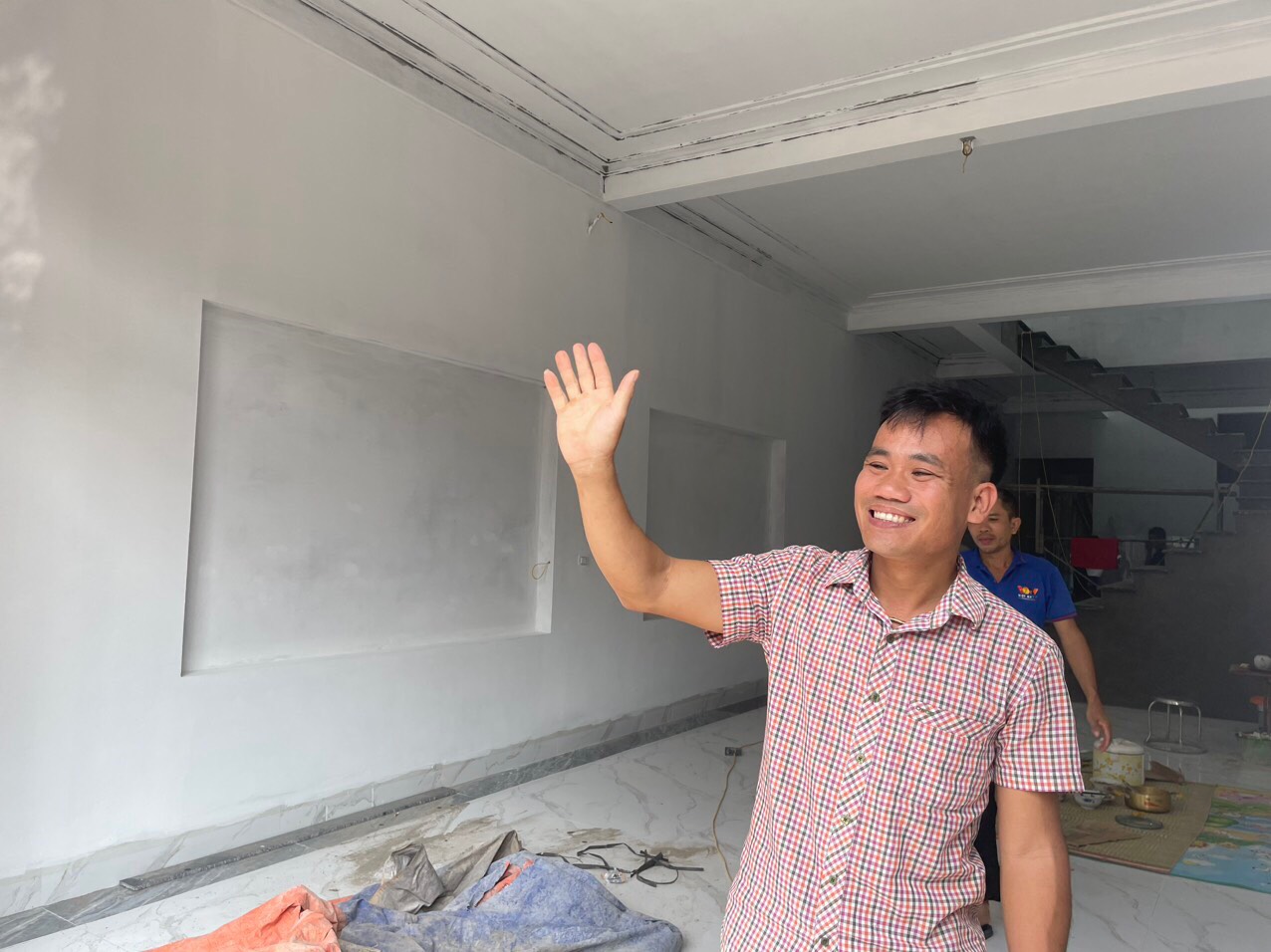 Căn nhà mới đầy ắp niềm vui và tiếng cười của gia đình anh Linh sau khi chiến thắng rối loạn lo âu, trầm cảm